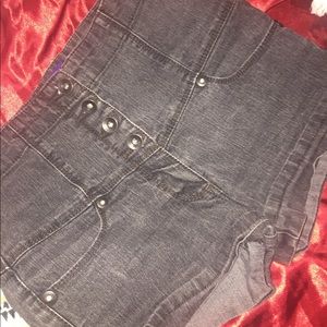 High Waisted Jean Shorts